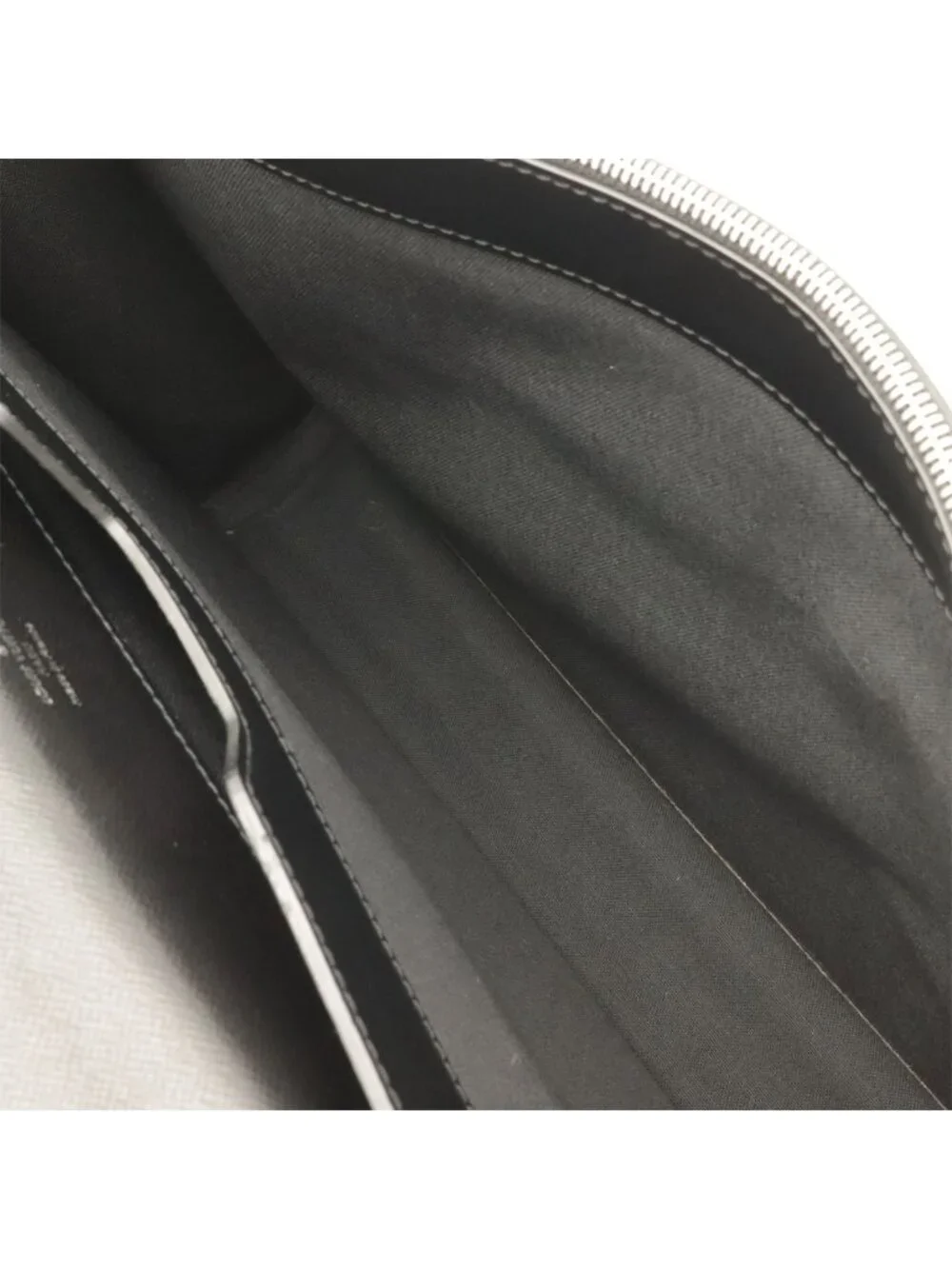 Louis Vuitton Taiga Document Purse Briefcase Business Leather Ardoise Black